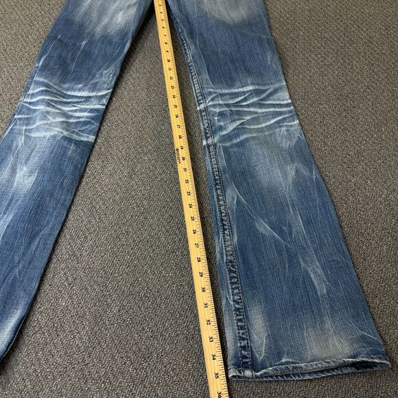 Big Star LIV Jeans Womens 30XXL Blue Low Rise Boot Cut Distressed 30 XXL - Picture 9 of 13